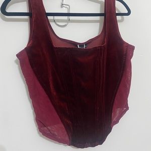 Windsor Velvet corset